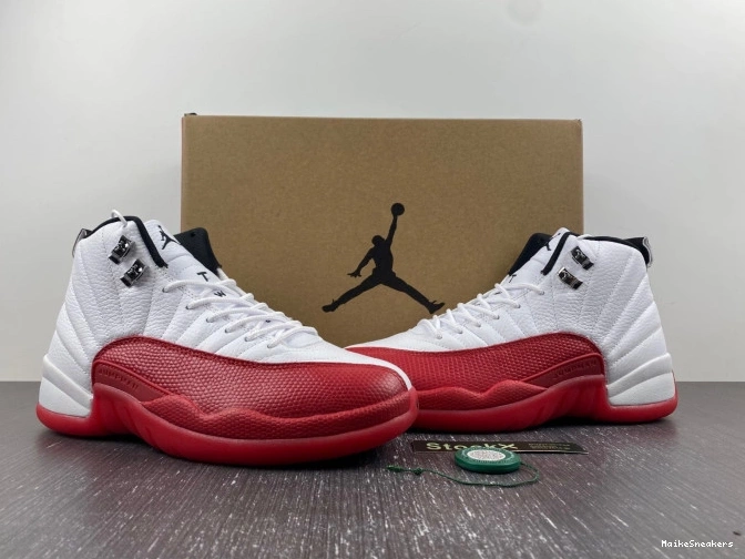 MaikeSneakers Jordan Retro 12 130690-110 Air Cherry 0726